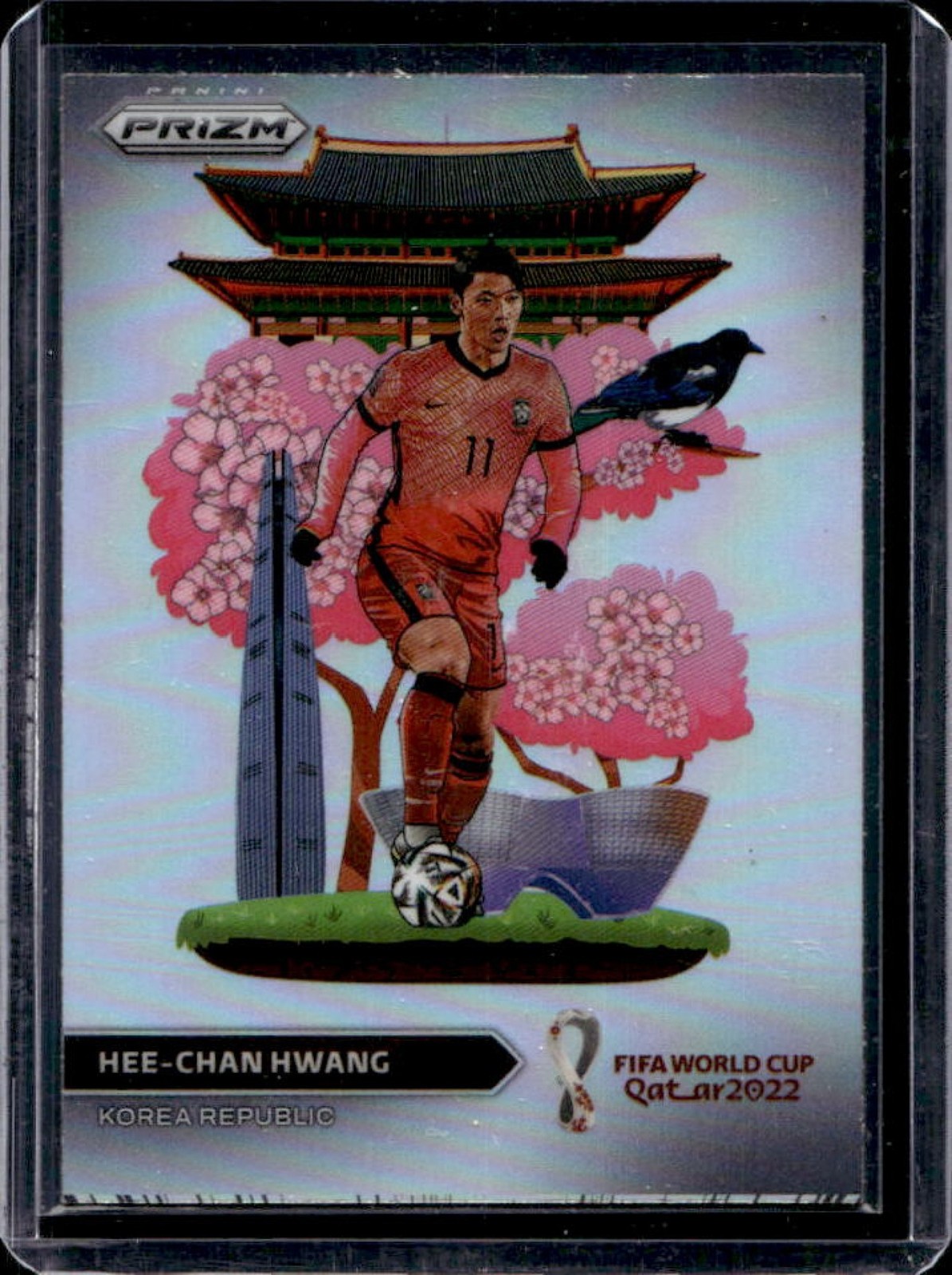 2022-23 Panini Prizm World Cup Hee-chan Hwang National Landmarks #15 Korea
