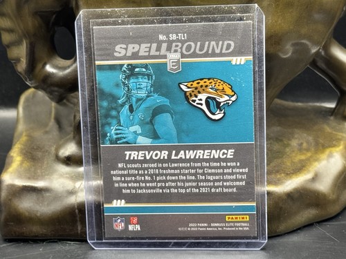 Donruss Elite 2022 #SB-TL1 Trevor Lawrence Spellbound Green - Imagen 2 de 2