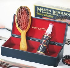 Mason Pearson Junior Bristle Nylon Hairbrush BN2W Lightwood w/ Japan Limited Box