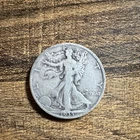 Liberty Walking Half Dollar 50C Coin 1935-S US Silver Circulated