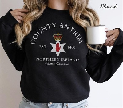 County Antrim Sweatshirt Travel Unisex Northern Ireland Trip Sweater Gift Tee