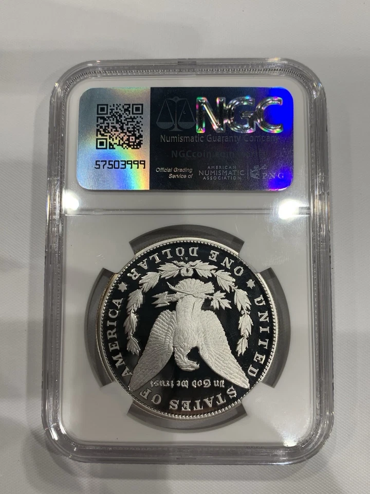 ULTRA CAMEO PROOF 2023 S MORGAN SILVER DOLLAR NGC PF69 - RARE ANA 2025 GRADING  - Image 2 of 2