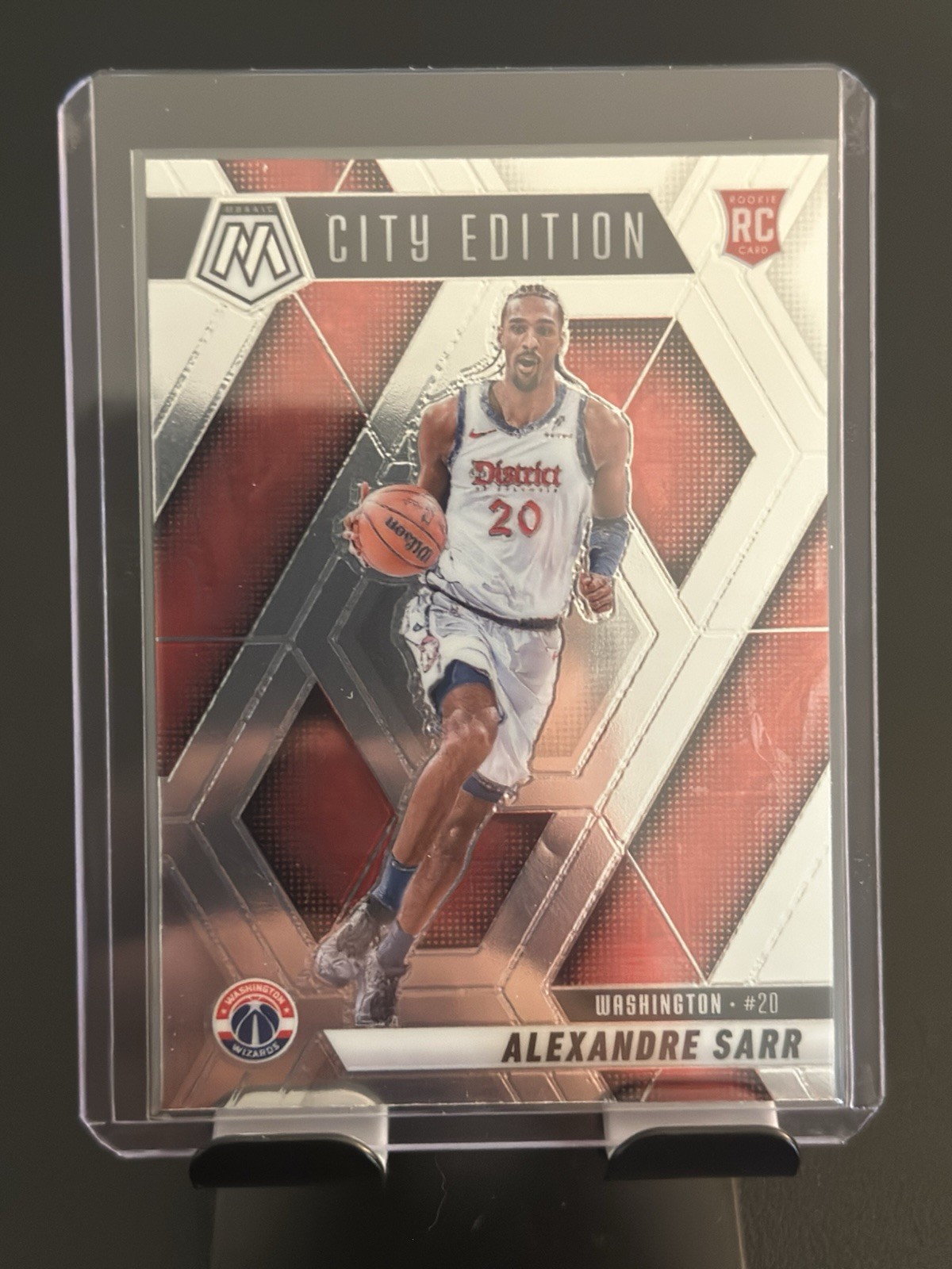 2024 Panini Mosaic City Edition Alexandre Sarr #278 (RC) Washington Wizards Card