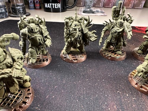 Warhammer 40K Guardia de la Muerte Plaga Marines montado y preparado - Imagen 3 de 5