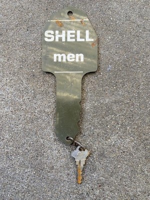 SHELL STATION MENS RESTROOM KEY FOB
