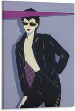 Patrick Nagel Sunglasses And Leather Poster Art Print Modern Bedroom Decor