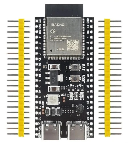 ESP32-S3-WROOM-1 - 16MB Flash 8MB PSRAM - 2x USB C - RGB LED