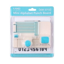 Mini Alphabet Punch Board for DIY Craft Cards Scrapbooking Party Decor