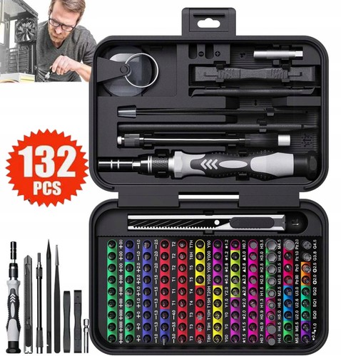 132-in-1 Feinmechaniker Für PC Handy Brillen Uhr Schraubendreher Set Werkzeugset