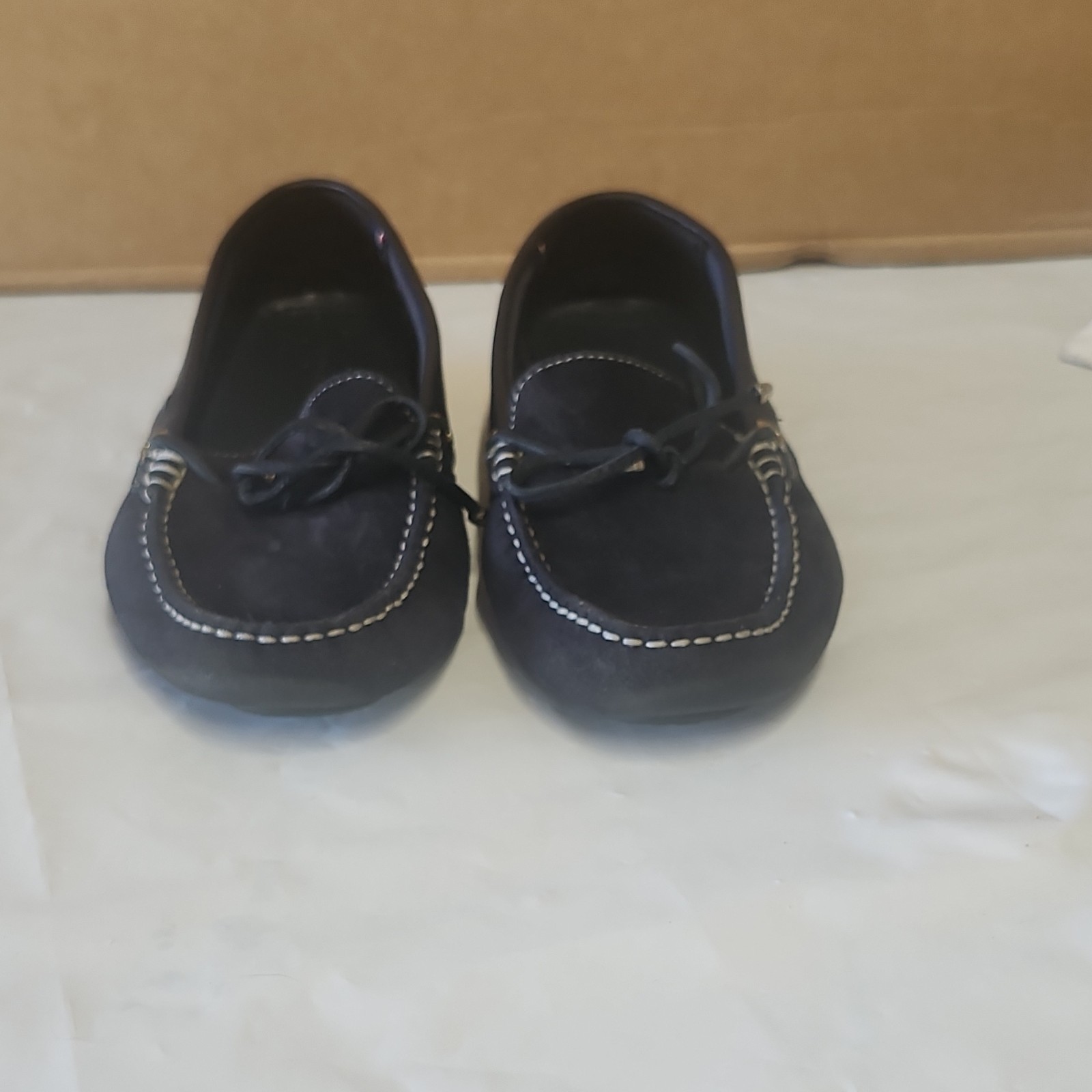 Tommy Hilfiger Women"s Navy Leather Moccasin Cushioned Comfort Shoes US 9 thumbnail 13