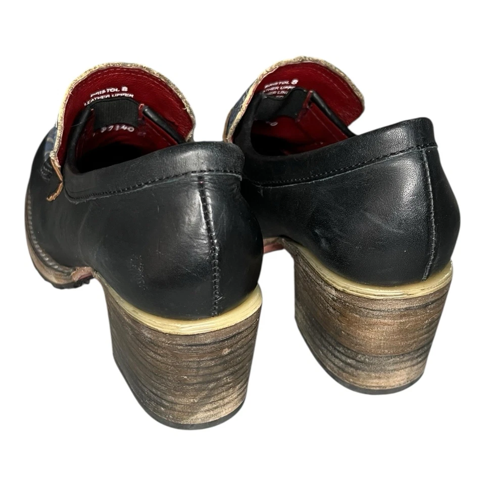 Mocasines Freebird by Steven BRISTOL de cuero con estampado de serpiente azul para mujer talla 8 Foto 3 de 4