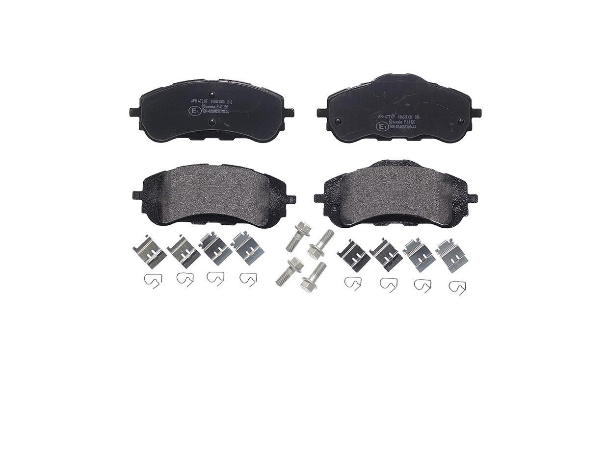 BREMBO Bremsbelagsatz, Scheibenbremse P61120 | Kompatibel mit: CITROËN BERLINGO, PEUGEOT 308 II, 308 SW I, 308 SW II - Bild 5