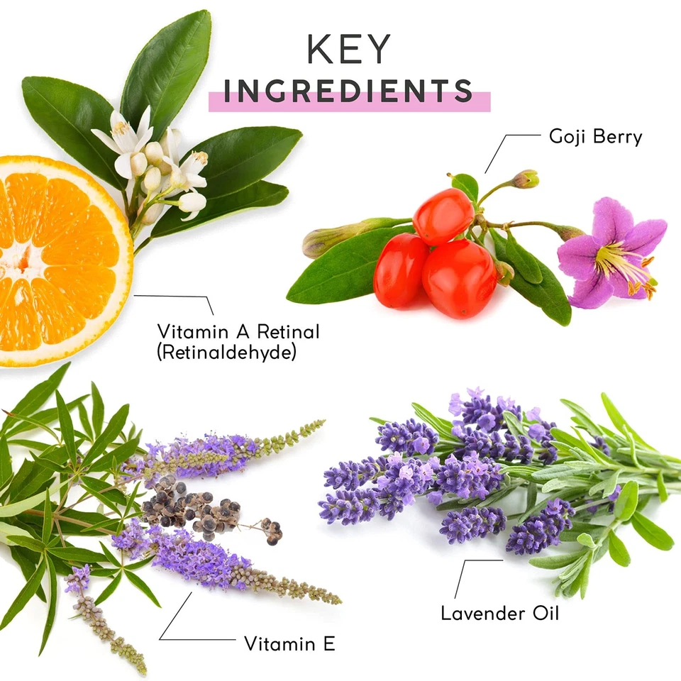 Crema hidratante antienvejecimiento MyChelle Retinal Night 1,2 fl oz esquí vegano limpio... Foto 4 de 4