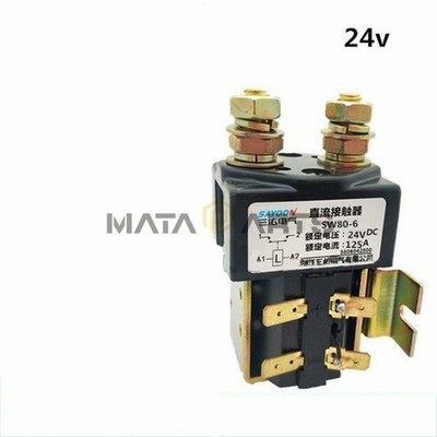 SW80B-6 24V 125A DC Contactor Component Solenoid For Electronic Control System *