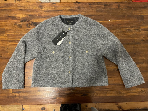 Massimo Dutti Wool Blend Short Jacket Size S - Picture 1 of 11