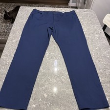 Vineyard Vines Pants Men 40x32 Blue OTG Performance Trouser Chino Strech