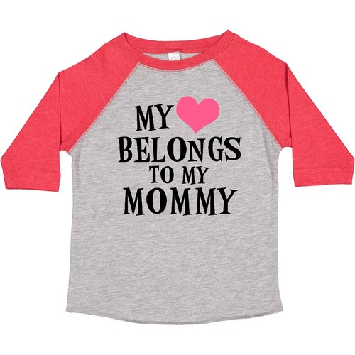 Inktastic My Heart Belongs To My Mommy Toddler T-Shirt Mothers Day Kids Happy