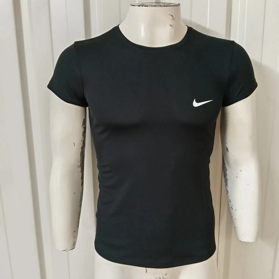 Nike Dri-Fit Mens T-Shirts Small (S) Fitness Gym Football Black Shirt Lot — 第 2/4 张图片