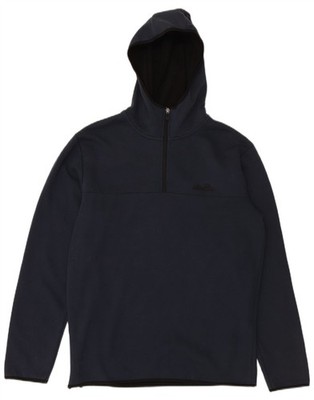 ELLESSE Herren Zip Neck Hoodie Pullover Medium Navy Blau Polyester DP04