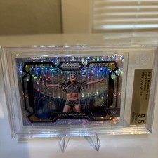 Lyra Valkyria 2024 Panini Prizm WWE Pulsar Refractor 117/499  #63 BGS 9.5 GMT
