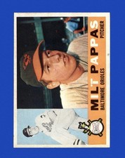 1960 Topps Set-Break # 12 Milt Pappas EX-EXMINT *GMCARDS*