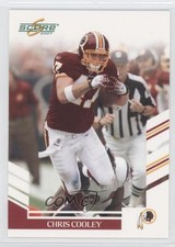 2007 Score Chris Cooley #30 0s5