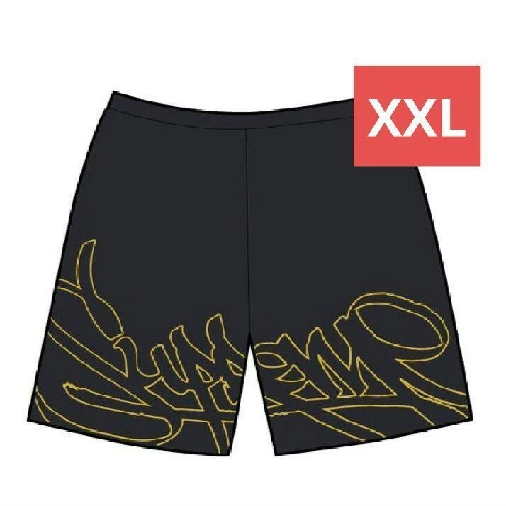 Pantalon noir XXL Supreme Tag Water Short