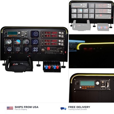Meza - Cockpit Simulator Panel Kit, Pre-Cut Flight Sim Mounting Set Compatibl...