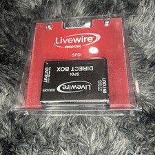 Livewire SPDI Passive Direct Box W/ Attenuation Pad floating low-impedance XLR