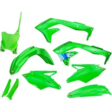 Cycra Body Kit - Powerflow - Fluorescent Green - KX450 CLOSEOUT 1CYC-9318-72F