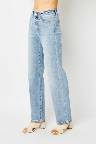 Damen Jeans High Waist Straight Leg - Bild 5 von 11
