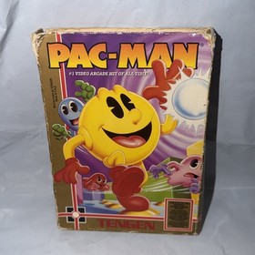 * Pac Man - Tengen (Nintendo NES) Complete CIB