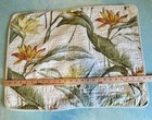 3 Tommy Bahama Birds of Paradise Standard Pillow Shams Set of 3