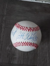 PATRICK WISDOM AUTOGRAPHED BASEBALL ON OFFICIAL LEAGUE DICKS BASEBALL. CARDINALS