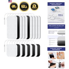 TENS Unit Replacement Pads, Reusable Self-Adhesive Electrodes Pads 20 Packs 2...