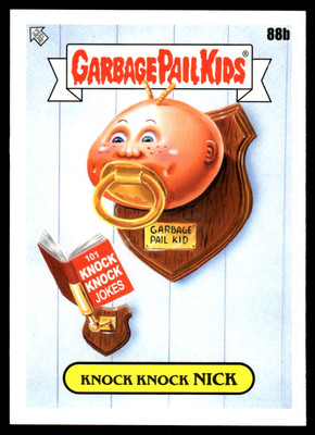 Garbage Pail Kids Book Worms 2022 #88b Knock Knock Nick NM
