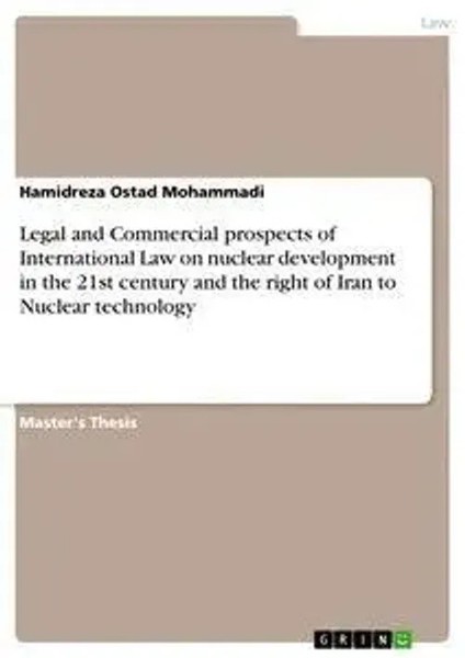 Legal And Commercial Prospects Of International Law On Nuclear Development In...-image