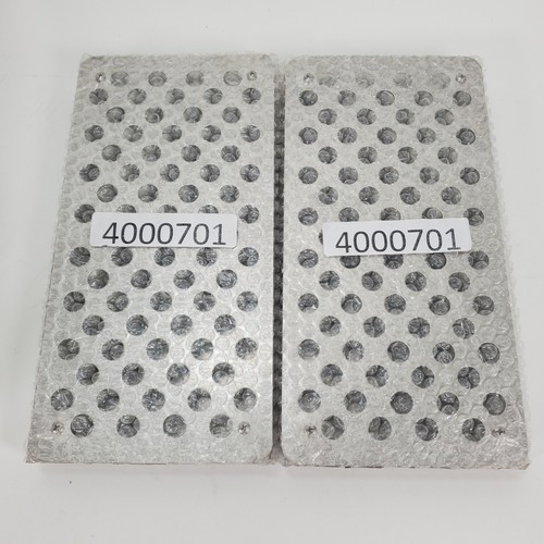 Set 4 porta criotubi termoscientifici acciaio inox 12X12 76ct 1/2ml con rack - Foto 7 di 17