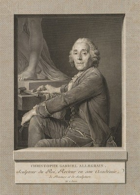 KLAUBER (*1753) nach DUPLESSIS-BERTAUX (*1747), Portrait des Christian Allegrain