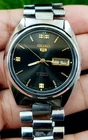 Vintage Of Seiko 5 Automatic 17 Jewels Day Date Japan Made Men Watch 7009-S041