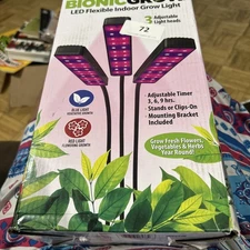 Bell + Howell Bionic Grow LED Indoor Grow Light - 3 Adjustable Head Lights - NEW