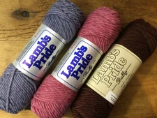 Brown Sheep Lambs Pride Yarn 85%wool 15%Mohair *BULKY* 4 oz. skein each