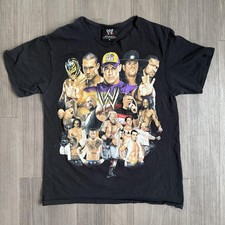 WWE Superstars Shirt Mens Medium Black Wrestling Graphic Tee I Was There 2010