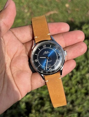 Mido Multifort Patrimony Men's Blue Watch - M0404071604000 with Box