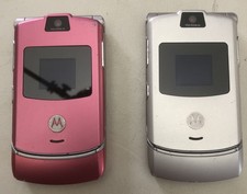 Motorola Raze V3 Color Pink  Silver