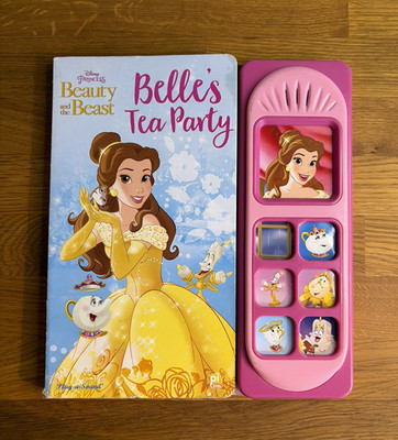 Disney Princess Beauty and the Beast Belles Tea Party Buch Hardcover mit Musik
