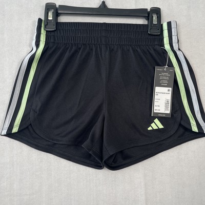 Adidas Girl's Shorts Gradient 3 Stripe Pacer Mesh