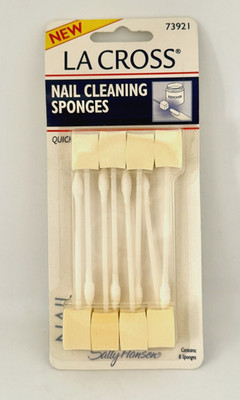 Sally Hansen La Cross Nail Cleaning Sponges, Nagelreinigungsschwämme, 8 Stück