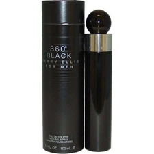 360 BLACK by Perry Ellis Cologne for Men EDT 3.3 / 3.4 oz New In Box
