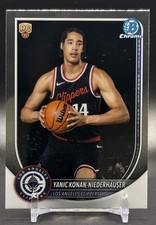 2025-26 Bowman Basketball #BCV-30 Yanic Konan-Niederhauser LA Clippers Rookie